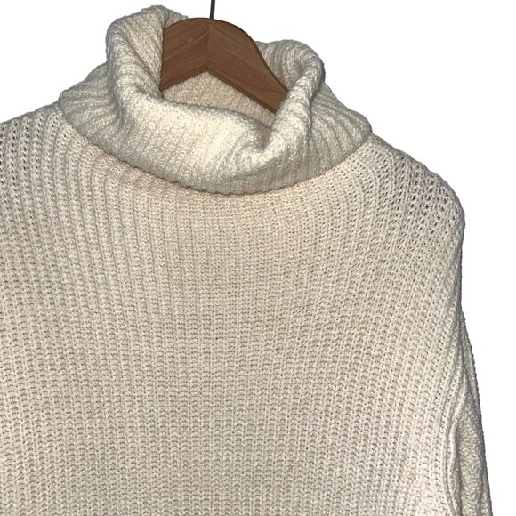 Free People Eleven Turtleneck Cream Sweater Size XS - Picture 4 of 12